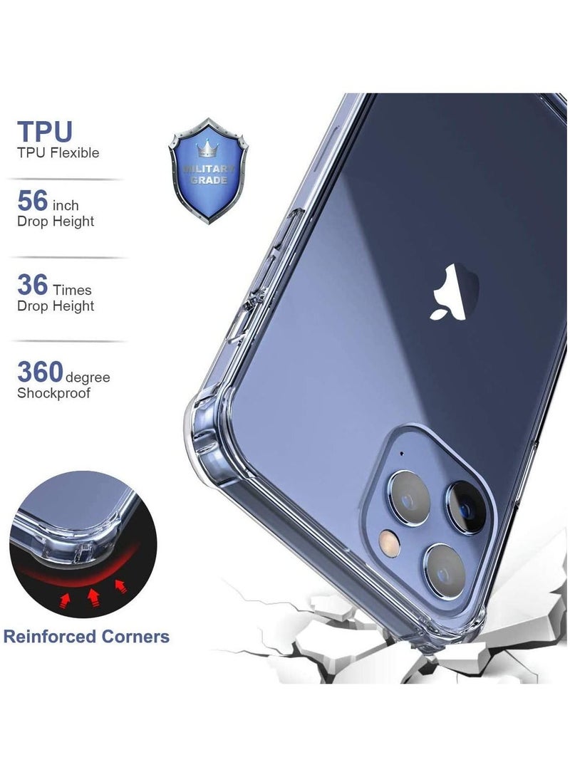 iPhone 12 Pro Max Crystal Clear Transparent Shockproof Case