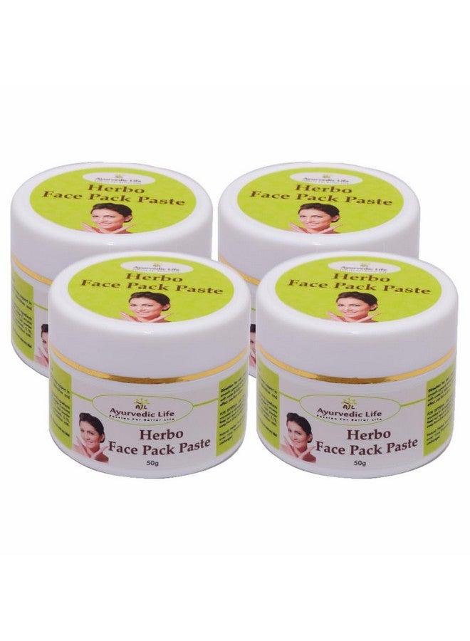 AL Ayurvedic Life Herbo Face Pack Paste 50g Pack of 4 - Image 1