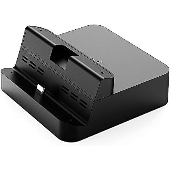 rayihni PORTABLE TV DOCK FOR N-SWITCH, CHARGING STATION WITH 4K HDMI OUTPUT AND USB-C PORT, COMPATIBLE WITH N-SWITCH WITH OR WITHOUT CASE (CABLES NOT INCLUDED)