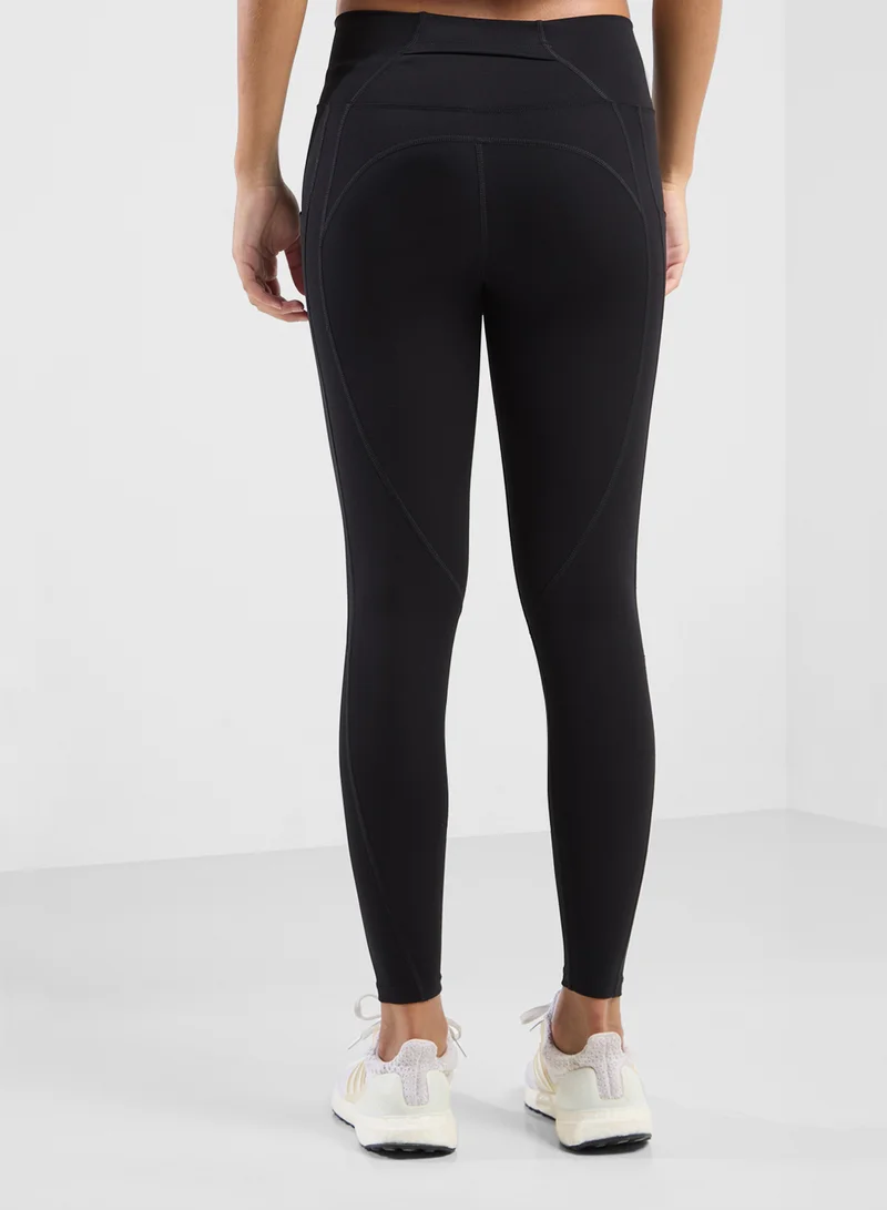 فورورد High Waist Seam Detail Leggings with Side Pocket