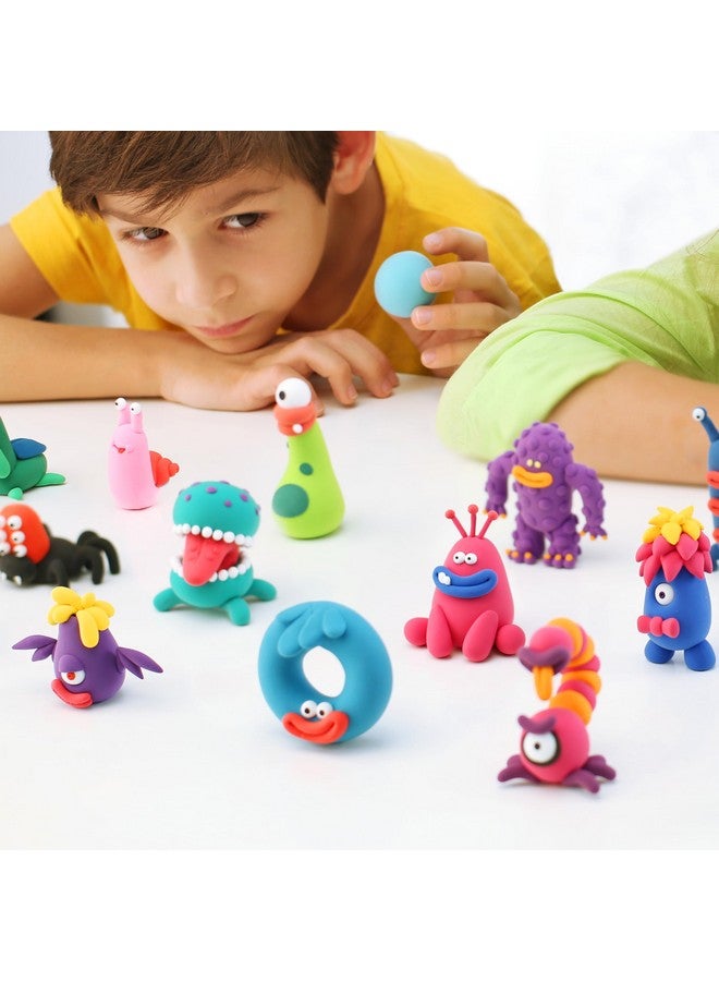 Fat Brain Toys Fat Brain Toys Hey Clay Dinosaurs, Air Dry Clay Kit with Interactive App for Kids & Tweens, Modeling Clay and Crafts Set  - Image 4