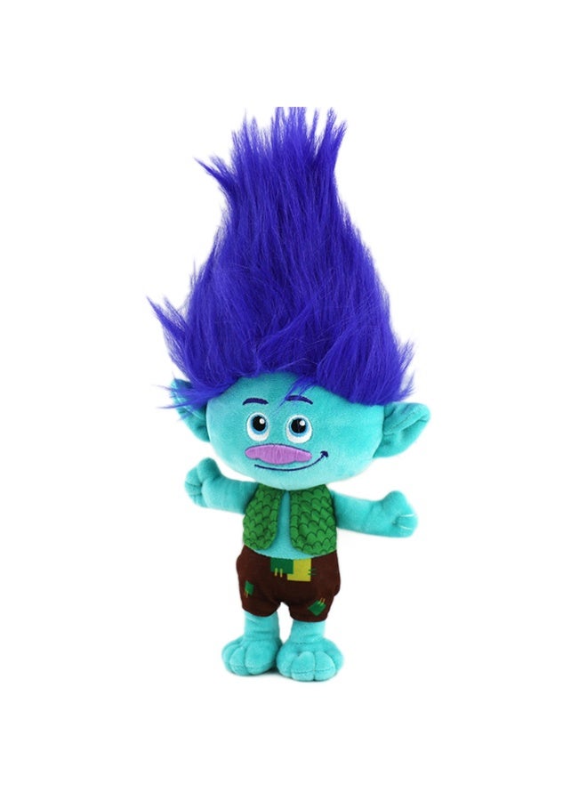 هالامودو ترول : أزرق الشعر لطيف الصبي 35 سم أفخم دمية ، هدية للأطفال حلم - Image 2