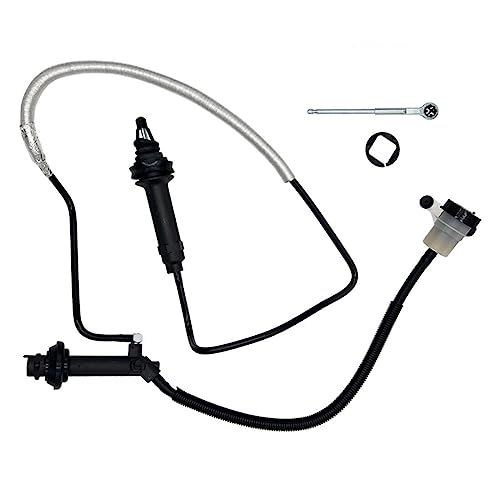 ClutchMaxPRO Pre-Filled Pre-Bled Clutch Master Slave Cylinder Assembly Compatible with 1999-2004 F250 Super Duty F350 Super Duty F450 Super Duty F550 Super Duty 6.0L 7.3L (PS0722) - Image 1