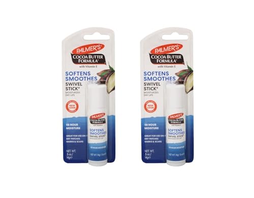 صيغة زبدة الكاكاو من بالميرز مع فيتامين E عصا دوارة 5 أونصات 2 عبوة