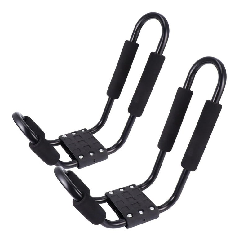 2pcs Heavy Duty Kayak Roof Rack with Detachable Crossbar Carrier for SUV Truck Canoe Surfboard - Image 2