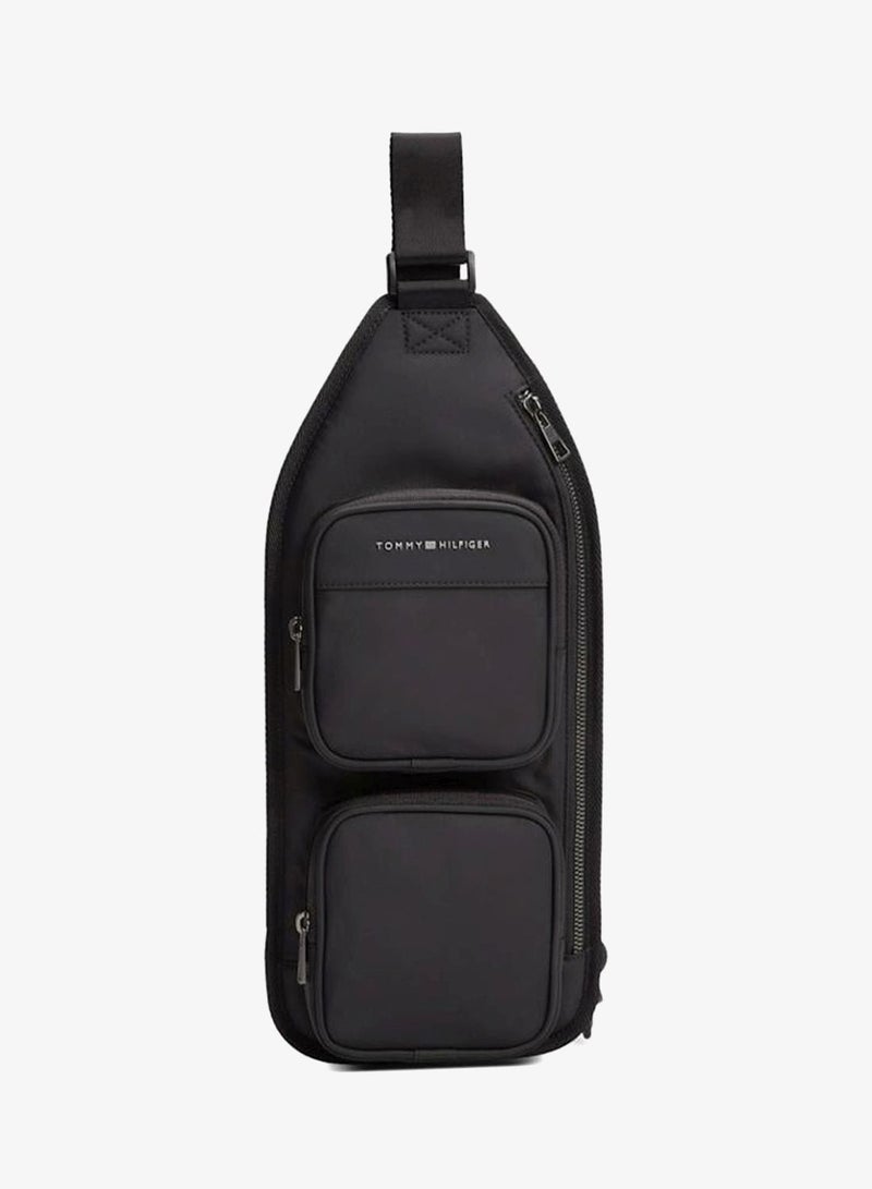 TOMMY HILFIGER Metal Logo Sling Backpack - Image 1