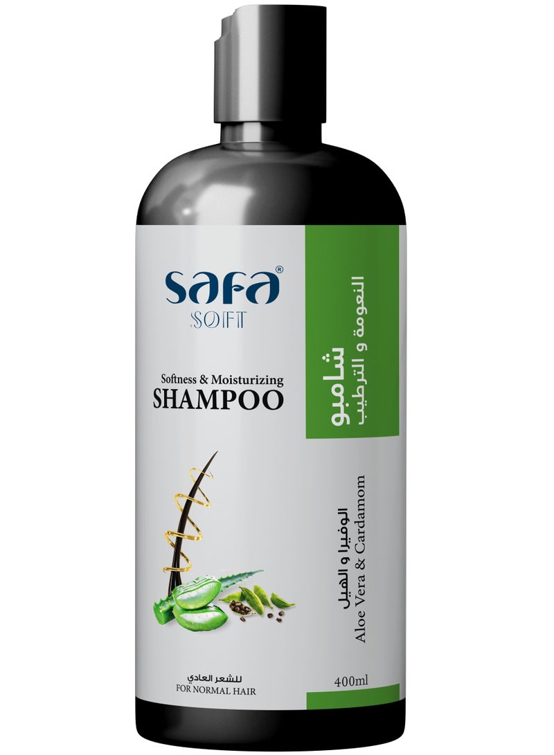 SAFA SOFT Shampoo Aloe Vera & Cardamom (400ml) - Image 1