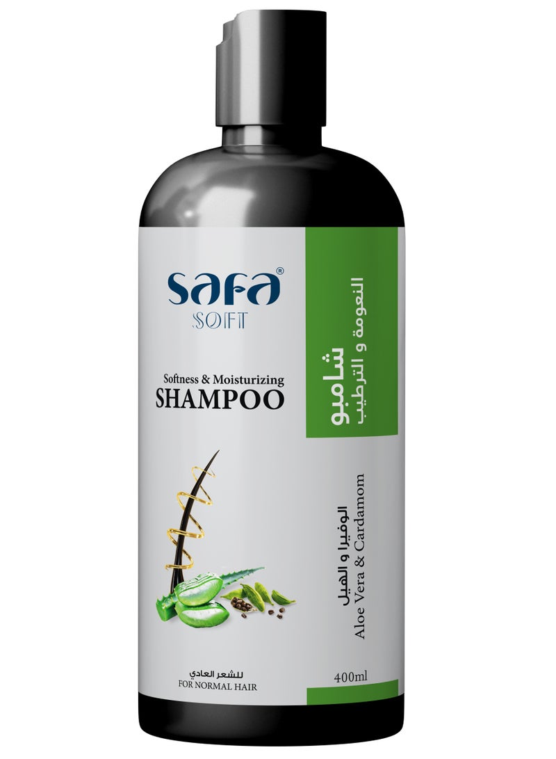 SAFA SOFT Shampoo Aloe Vera & Cardamom (400ml) - Image 2
