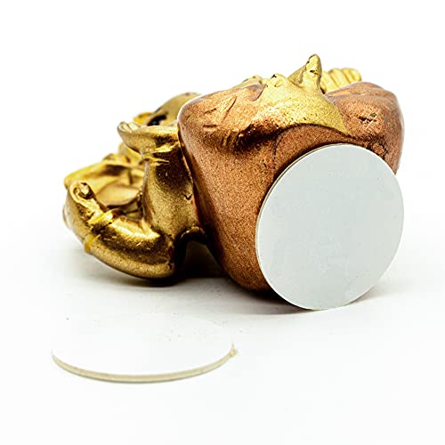 BangBangDa Hindu Ganesh for Car Dashboard - Indian Mini Ganesha Statue Decor India Home Office Temple Mandir Pooja Items Diwali Gift Murti Ganpati Idol Yoga Zen Meditation Room Altar Shrine Kit - Image 5