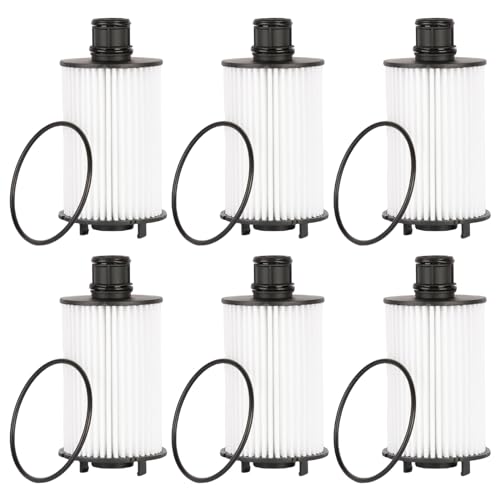 GETOPAUTO LR011279 Oil Filter Fits for LR4,Range Rover,Range Rover Sport,Range Rover Velar Replaces AJ812351 C2D3670 XR858593(Set of 6) - Image 1