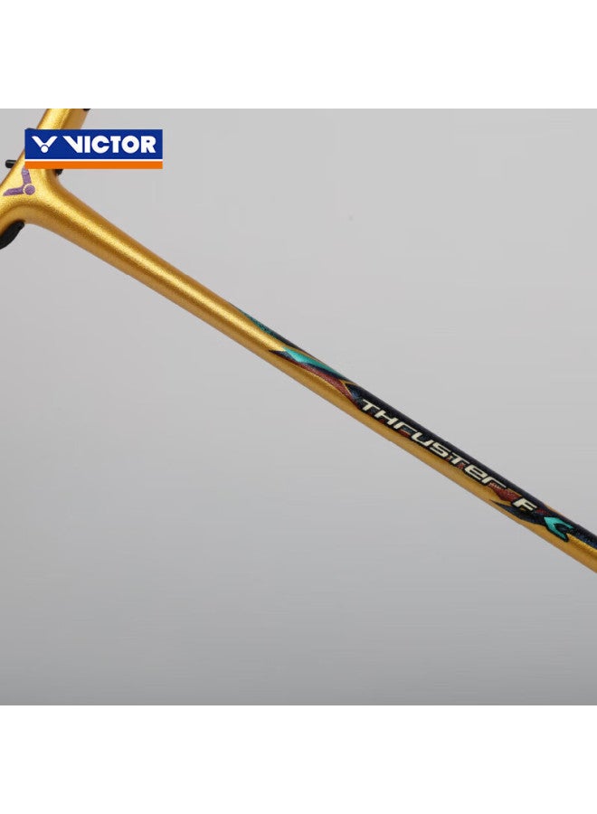 Victorvictor Badminton Racket Black Gold Falcon Professional Offensive Carbon Fiber Racket Tk-f C Ultra 4u Empty Racket - Image 4