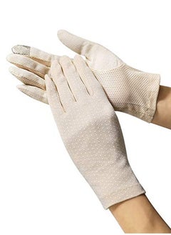 SFMW Women Protective UV Protection Summer Sunblock Touchscreen Gloves for Driving Riding  - Image 1