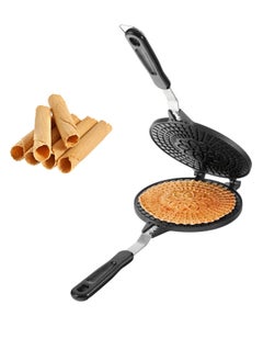 Waffle Cone Maker, 6.7" Nonstick Ice Cream Cone Maker, Egg Roll Crepe Pan, Camp Pancake Crispy Cone Omelet Mold, Waffle Bowl Machine, Household Egg Roll Maker for DIY Ice Cream Waffle Cups