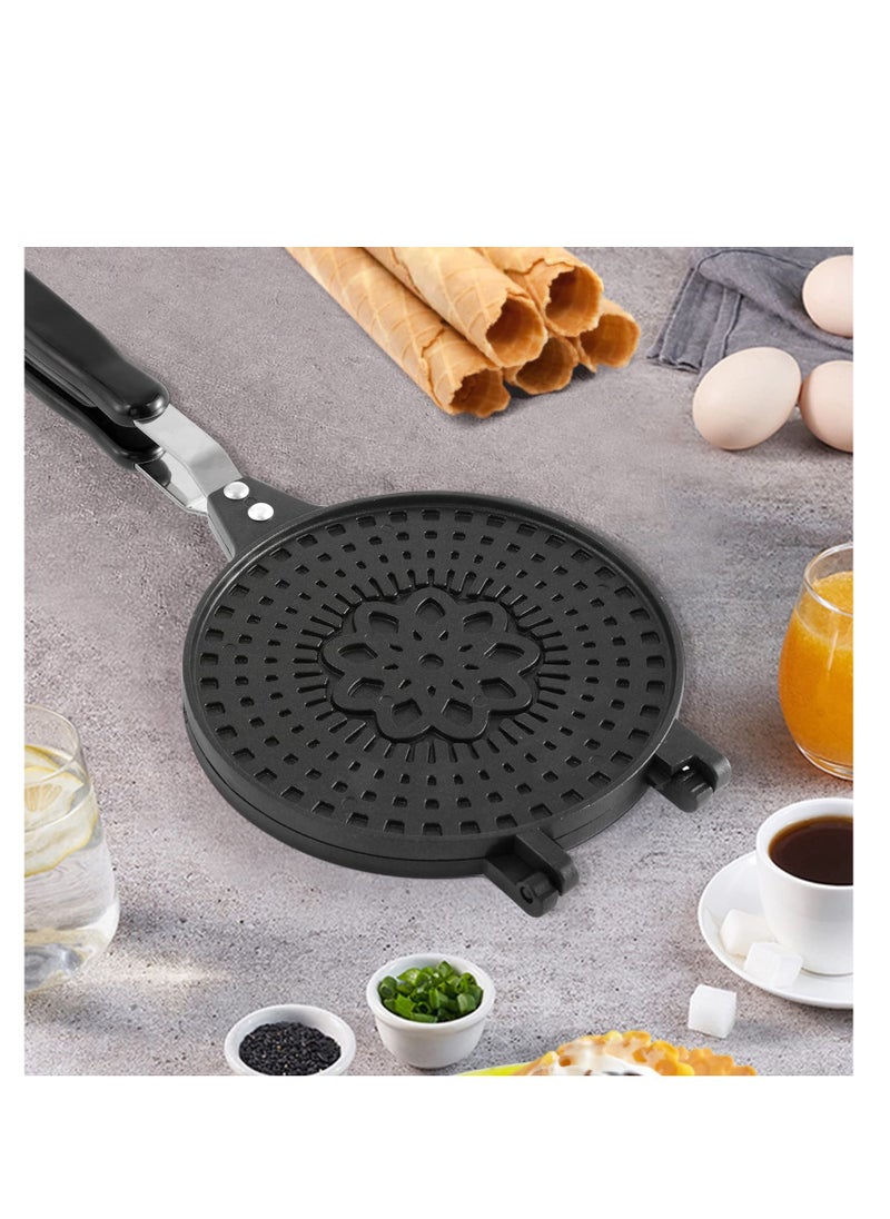 SYOSI - Waffle Cone Maker, 6.7" Nonstick Ice Cream Cone Maker, Egg Roll Crepe Pan, Camp Pancake Crispy Cone Omelet Mold, Waffle Bowl Machine, Household Egg Roll Maker for DIY Ice Cream Waffle Cups - Image 1