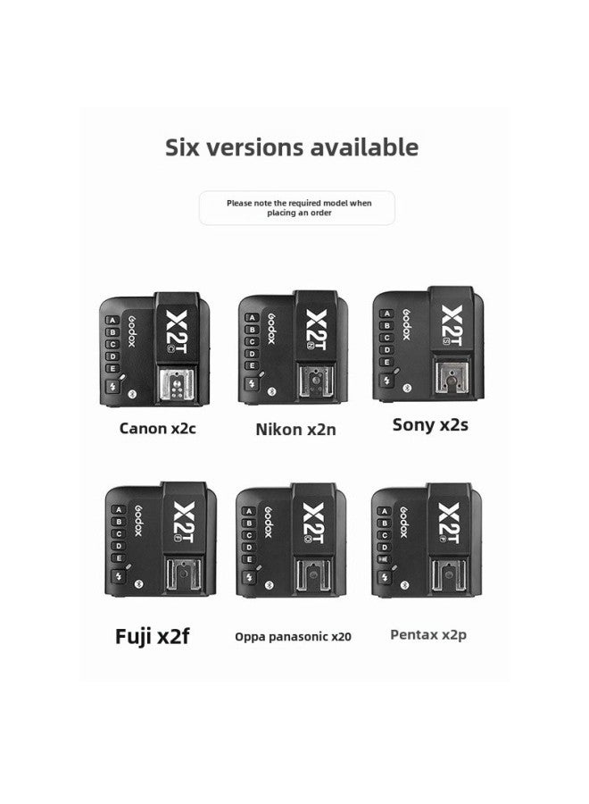 Shenniu X2 Flash Machine Top Light External Beat Light Wireless Flasher Trigger-Color:X2T-N  - Image 2