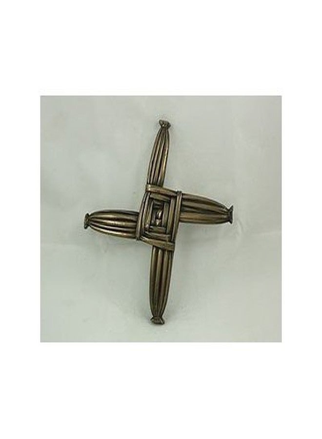 Biddy Murphy Wild Goose Studios St. Brigid’s Cross Wall Hanging 6 ¼” Tall by 6 ¼” Wide Resin Cast Coated in Bronze Ready to Hang Irish Gift Housewarming Made in Ireland - Image 3
