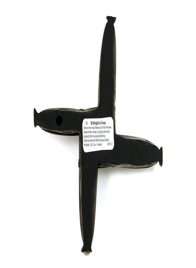 Biddy Murphy Wild Goose Studios St. Brigid’s Cross Wall Hanging 6 ¼” Tall by 6 ¼” Wide Resin Cast Coated in Bronze Ready to Hang Irish Gift Housewarming Made in Ireland - Image 2