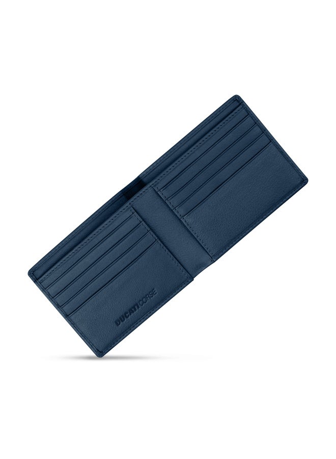 Ducati Corse Blue genuine leather wallet for Men  - Image 3