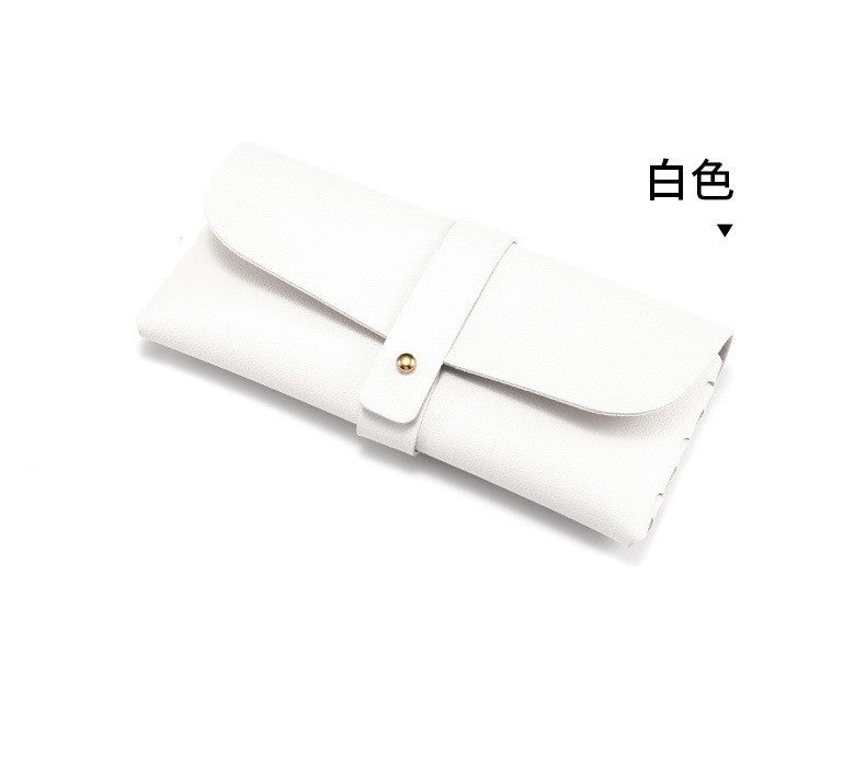 Generic New Fashionable Anti-Uv Sunglasses, Simple Sun Protection, Mens Driving Sunglasses, Small Face-Showing High-End Sunglasses for Women White leather bag