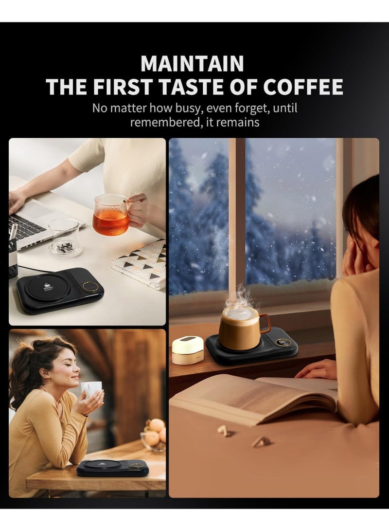 general Coffee Mug Warmer, 3-Temp Settings USB Coffee Mug Warmer for Desk, Plug in USB Candle Warmer, 131℉/149℉/167℉ Electric Beverage for Coffee, Cocoa, Tea, Candle, Gifts for Women, Men - Image 5
