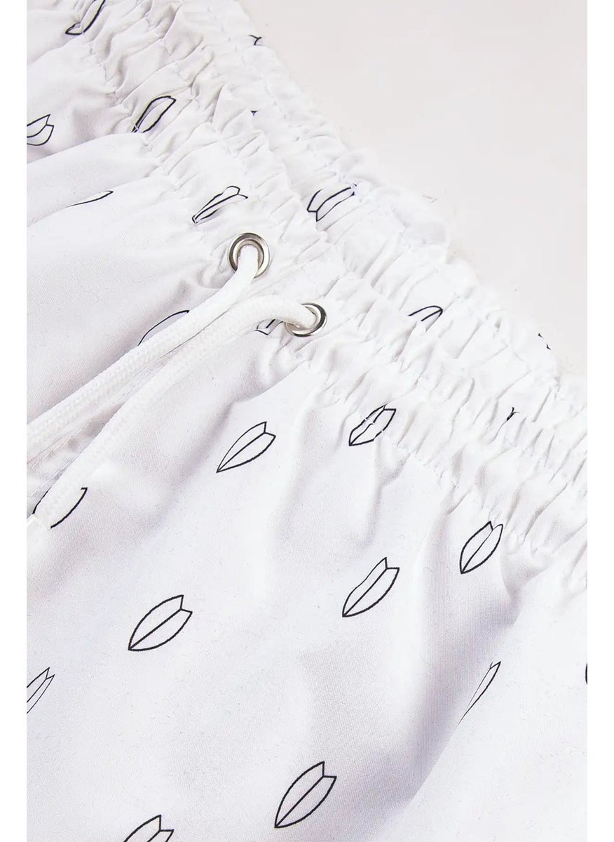 Gold Class Kidswear Surfboard Printed Lined Drawstring Boys Swim Shorts  - Image 3