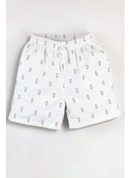 Gold Class Kidswear Surfboard Printed Lined Drawstring Boys Swim Shorts  - Image 1