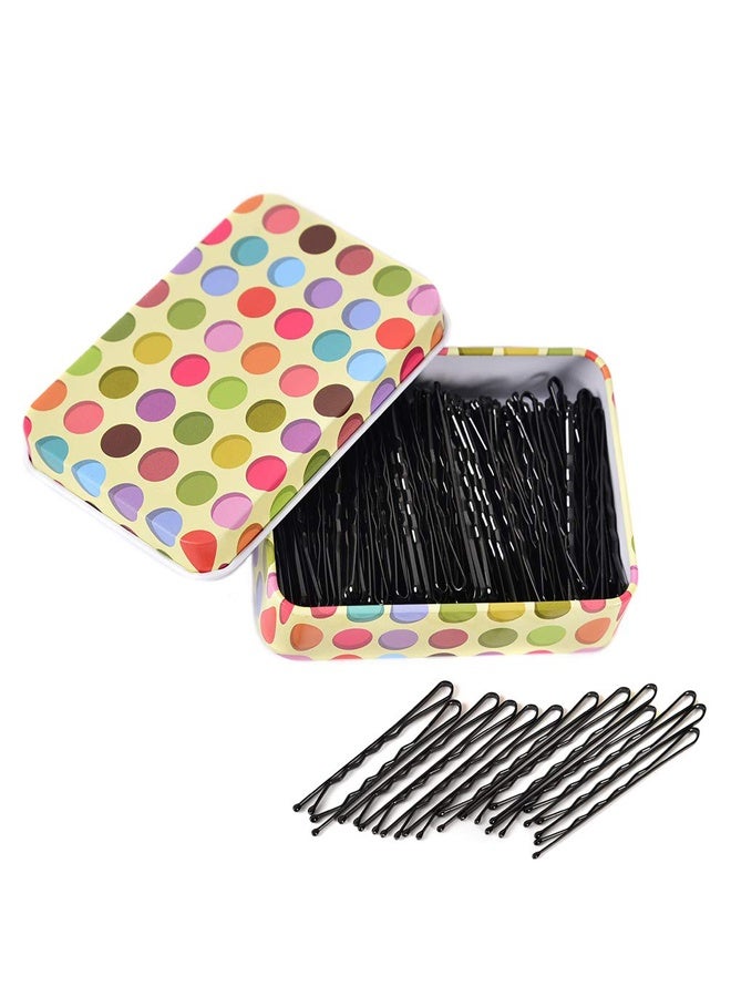 وهاواي 200 pcs Hair Bobby Pins, Black Hair Pins with Cute Box, Great for All Hair Types Girls Women Hair Accessories - Image 3