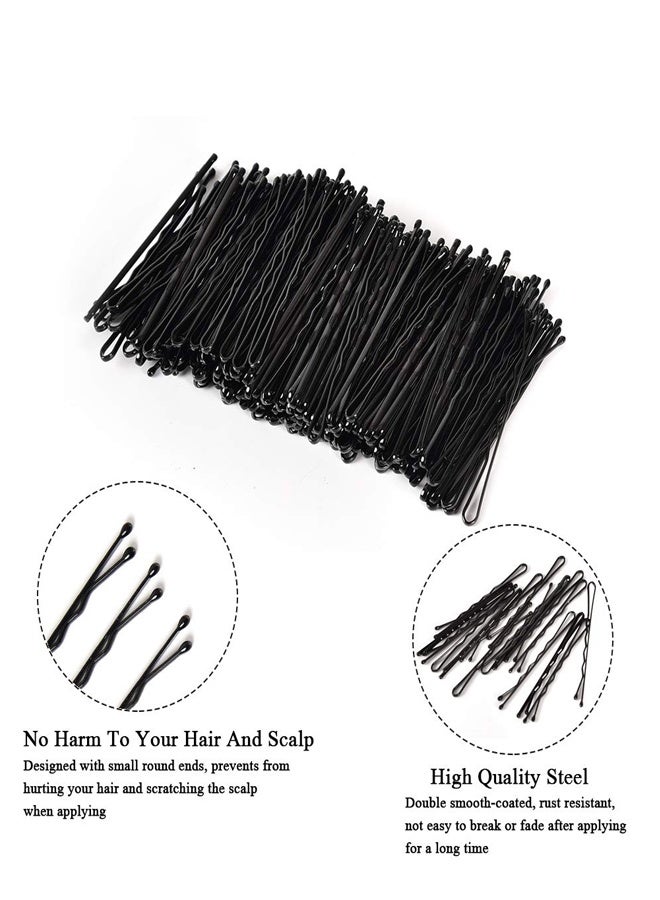 وهاواي 200 pcs Hair Bobby Pins, Black Hair Pins with Cute Box, Great for All Hair Types Girls Women Hair Accessories - Image 4
