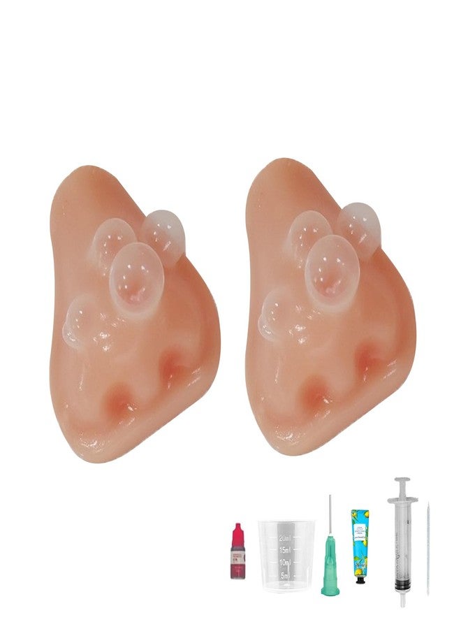 CIYOJA Pimple Popping Toy Squishy Toys Stress Relief Squeeze Toy Reusable Silicone Pimple Popper Fidget Toy Set Soft Squishy Sensory Toy Enjoy ASMR Stress Relief Fun Anxiety Relief Desk Toy (Nose) - Image 1