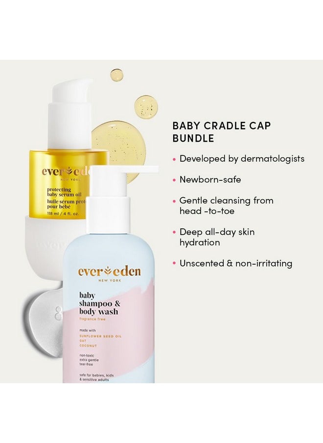 Evereden Baby Cradle Cap Care Bundle: Clean & Vegan Shampoo, Body Wash, Protecting Oil For Newborns - Great For The Whole Family  - Image 3