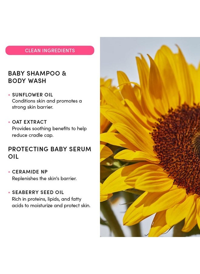 Evereden Baby Cradle Cap Care Bundle: Clean & Vegan Shampoo, Body Wash, Protecting Oil For Newborns - Great For The Whole Family  - Image 5