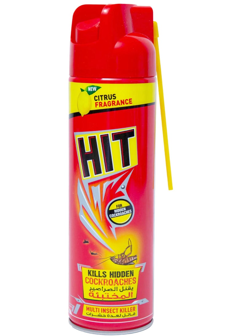 هيت بخاخ قاتل الحشرات الزاحفة الأحمر متعدد الاستخدامات برائحة الحمضيات 400 مل - Image 1