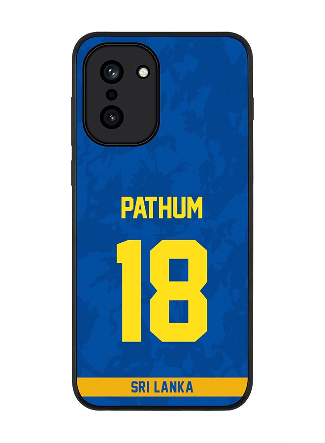 For OnePlus 15R Case,Slim fit Camera Protection, Shockproof Thin Phone cover  - Sri lanka Pathum Nissanka, Jersey No 18