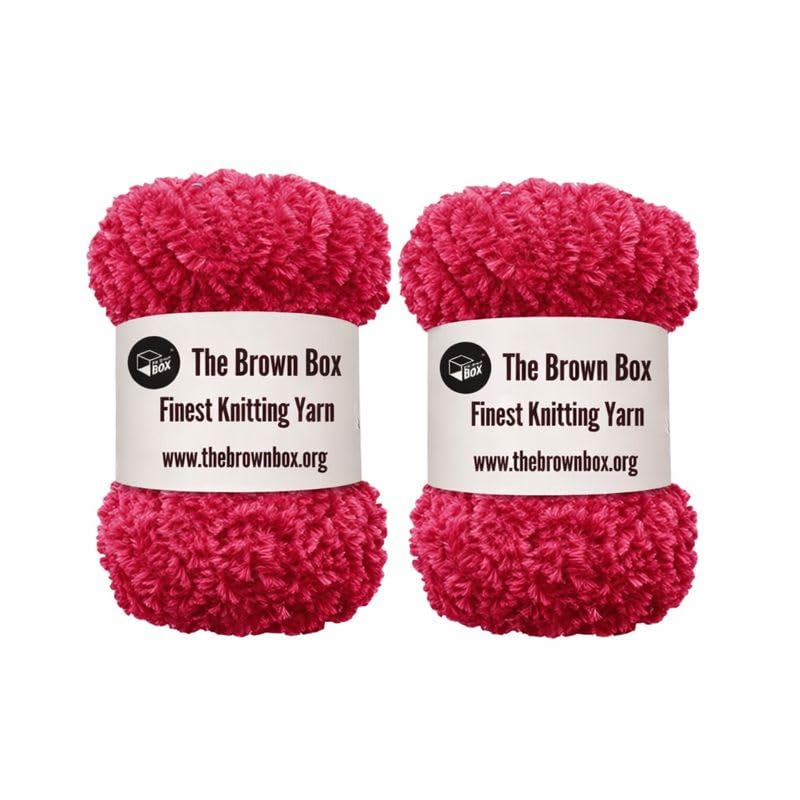 The Brown Box-Feather Wool, Crochet Hook Yarn, Needle Knitting Yarn,Feather Wool for Rangoli,Feather Wool Thread for mat. - Image 5