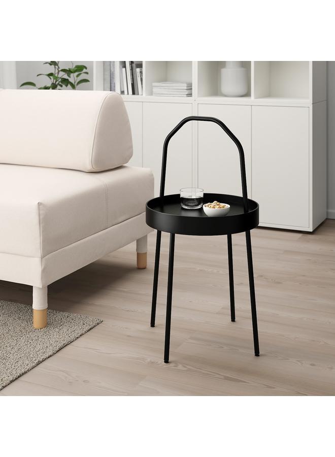 Zaboon Side table, black, 38 cm - Image 2