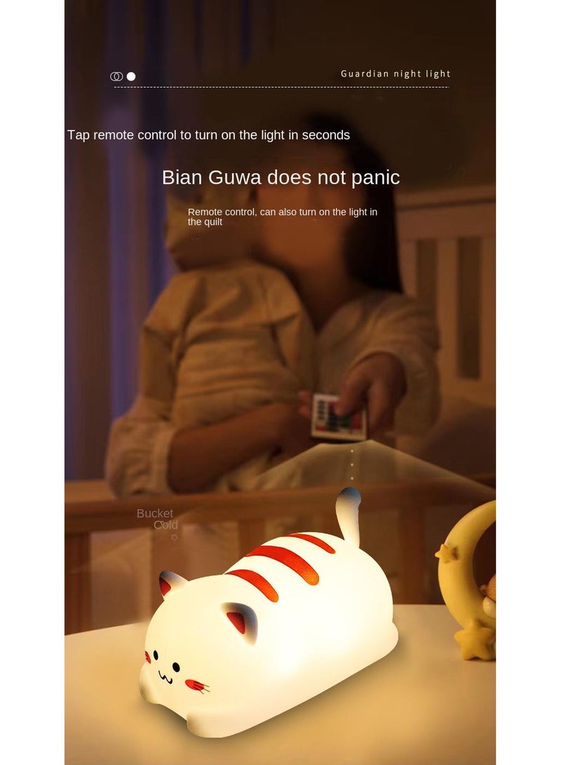 ضوء ليلي ملون مع تحكم عن بعد لأجواء غرفة النوم ضوء بجانب سرير الطفل - Image 4