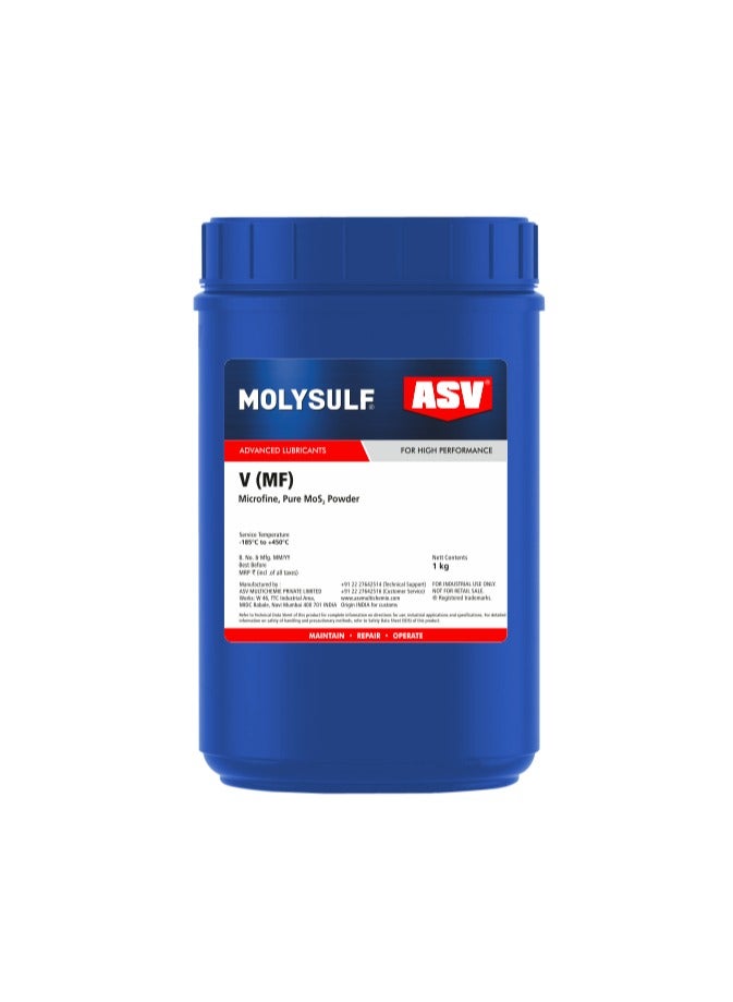 MOLYSULF ASV HIGHLY REFINED & PURE MoS2 POWDER (1KG)