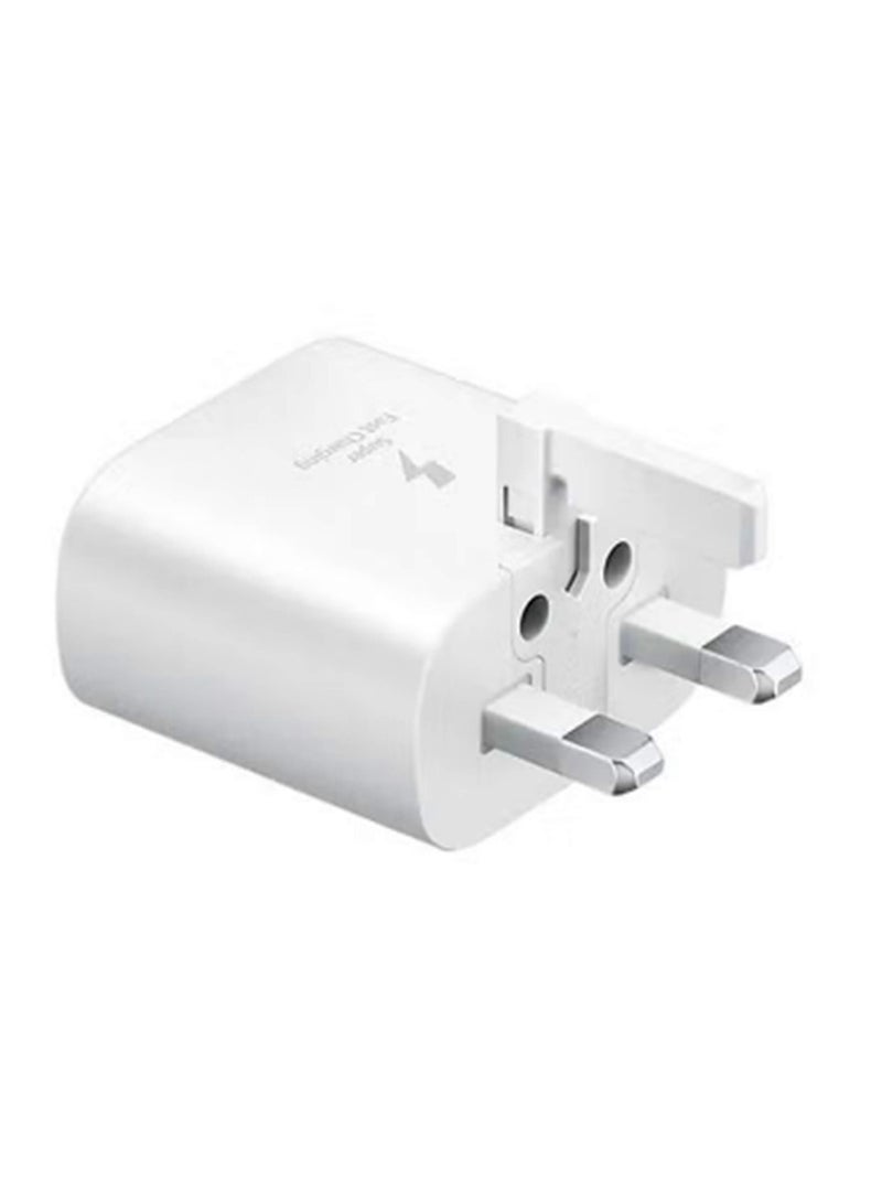 25W Travel Adapter  White  - Image 2