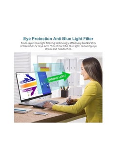erorex 23-24 inch Blue Light Blocking Screen Protector Panel,Eye Protection Easy Hanging Type Acrylic Blue Light Filter for 23, 23.6, 23.8, 24 inch Diagonal Desktop Computer LED PC Monitor  - Image 5