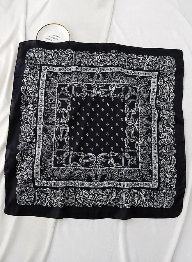 Styli Styli Paisley Print Square Neck Scarf