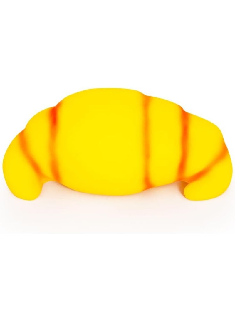 Squishy Croissant Slow-Rise Sensory Toy – Extra Large Squeeze Stress Toy for Kids & Adults – Soft Foam Fidget