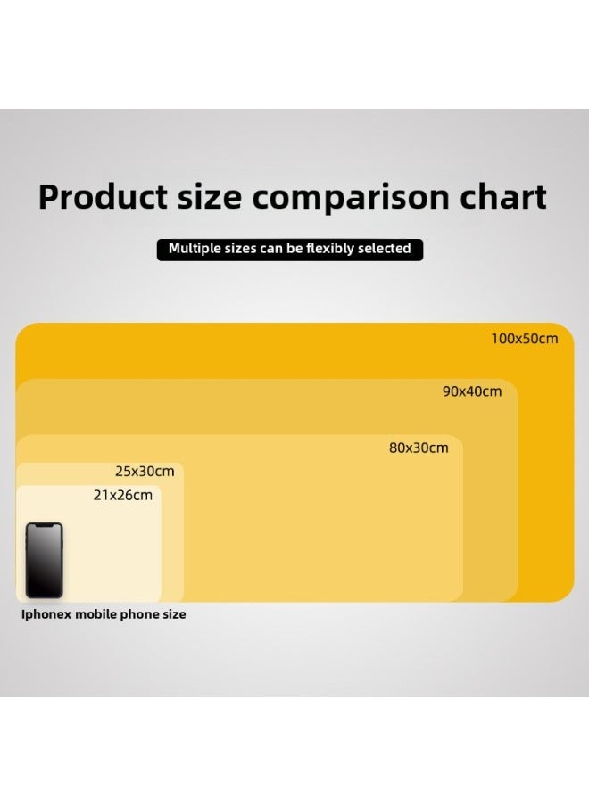 Mouse Pad Oversized Women's Small Size Office Shortcuts Thickened Keyboard Wrist Soft Desk Pad Men's Wrist Desktop Non-Slip-Color:✿❀▷♡♡4mm-800x300mm-Pattern:✿❀▷♡♡Cdr+ai Shortcut Key