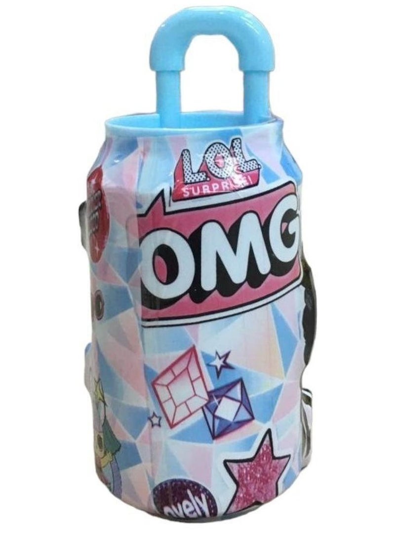 OMG دمية OMG Fashion بعجلات باللون الأزرق