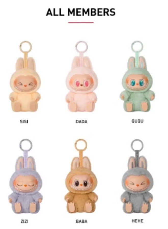 Pop Mart x Bobo & Coco The Monsters Have a Seat Labubu Vinyl Plush Pendant Single Blind Box - Image 2