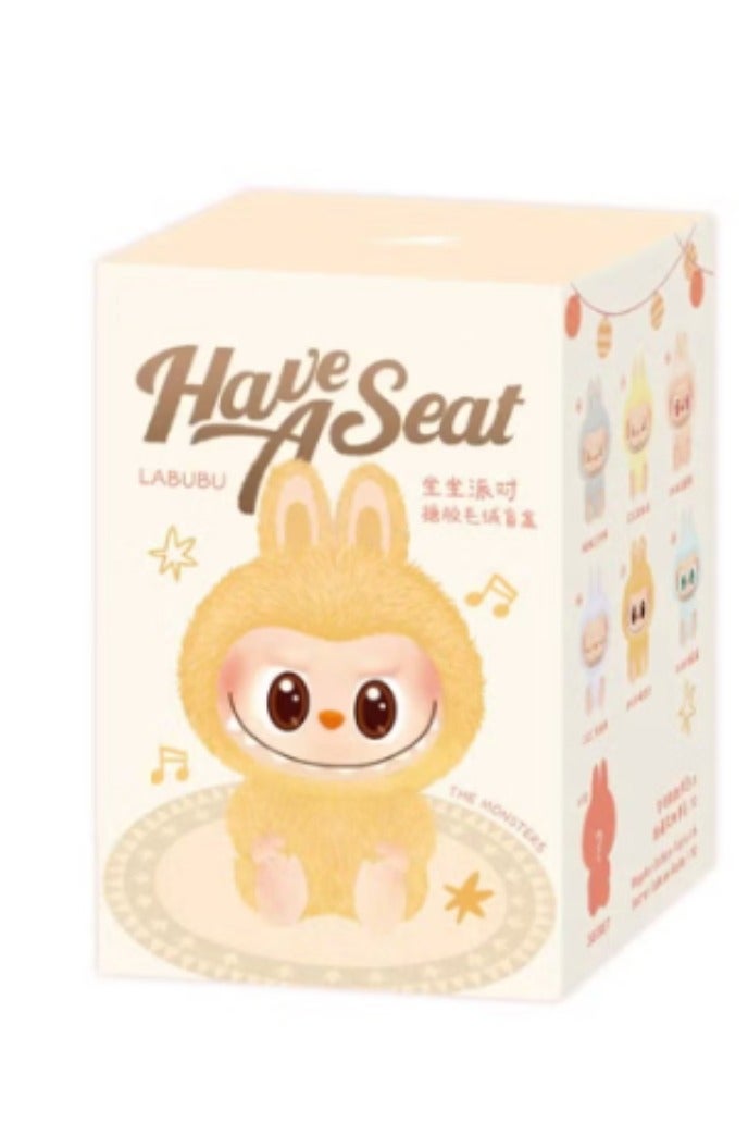 Pop Mart x Bobo & Coco The Monsters Have a Seat Labubu Vinyl Plush Pendant Single Blind Box - Image 1