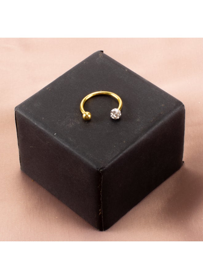 Generic Zirconic Golden Stainless Steel Piercing  - Image 2