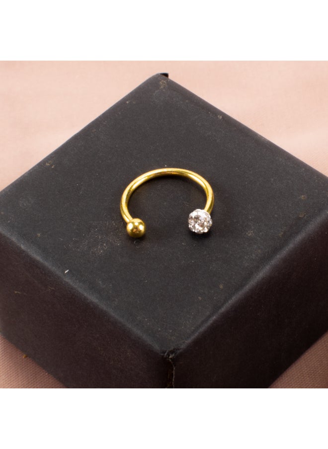 Generic Zirconic Golden Stainless Steel Piercing  - Image 1