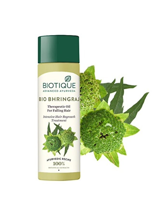 Biotique Bio Bhringraj Therapeutic Oil For Falling Hair Intensive Hair Regrowth Treatment - Image 2