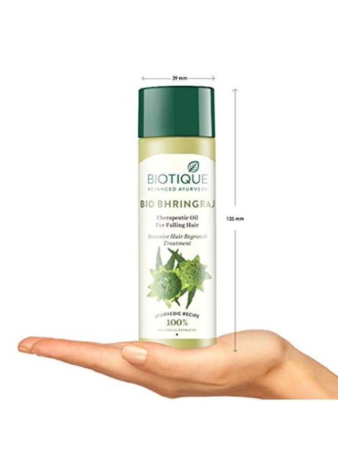 Biotique Bio Bhringraj Therapeutic Oil For Falling Hair Intensive Hair Regrowth Treatment - Image 3