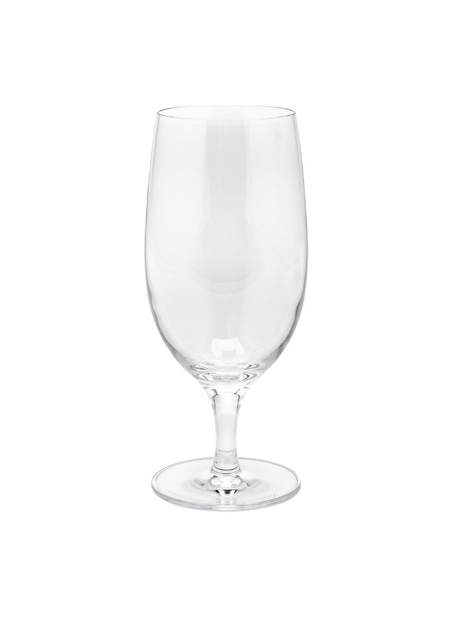 Restaurantware 16 Ounce Iced Tea Glasses, Set Of 6 Crystal Goblet Glasses - Laser-Cut Rim, Fine-Blown Crystal Water Glasses, For Weddings, Anniversaries, And Special Events, Dishwashable  - Image 1